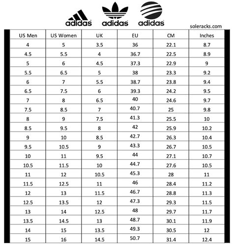 Adidas Shoe Size Conversion Charts: What You Need to Know